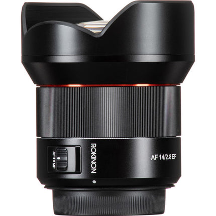 Rokinon AF 14mm f/2.8 Lente Canon EF Full-Frame Apertura f2.8
