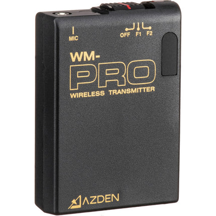 Azden WMS-PRO Sistema de Micrófono Inalámbrico VHF Lavalier y Mano 169 170 MHz