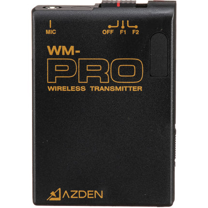 Azden WMS-PRO Sistema de Micrófono Inalámbrico VHF Lavalier y Mano 169 170 MHz