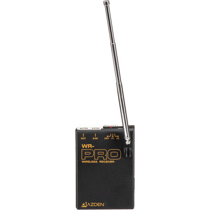 Azden WLX-PRO+i Sistema de Micrófono Lavalier Inalámbrico VHF para Smartphones 169 170 MHz
