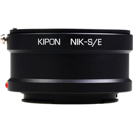 KIPON Adaptador de Montura para Objetivos Nikon F a Cámara Sony E en Aluminio y Latón