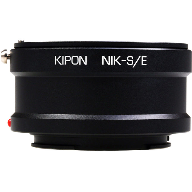 KIPON Adaptador de Montura para Objetivos Nikon F a Cámara Sony E en Aluminio y Latón