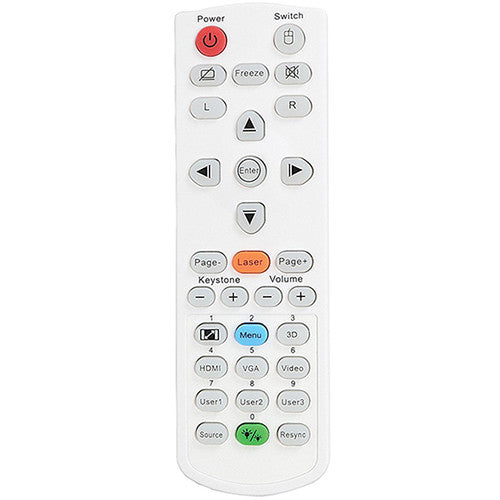 Control remoto Optoma Technology para proyectores 4K550ST EH412 EH512
