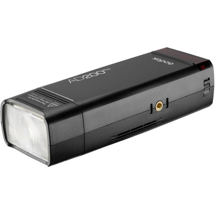 Godox AD200Pro Flash de bolsillo con kit barndoor 500 disparos HSS 1/8000s