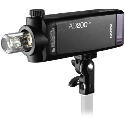 Godox AD200Pro Kit de Flash de Bolsillo TTL con Disparador Nikon 32 Canales y Barndoor con 4 Filtros de Color