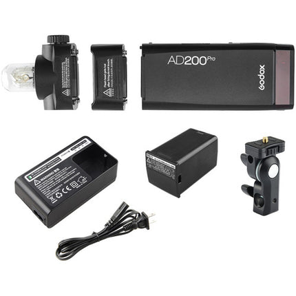 Godox AD200Pro Flash portátil TTL Kit Batería 2900mAh 500 disparos