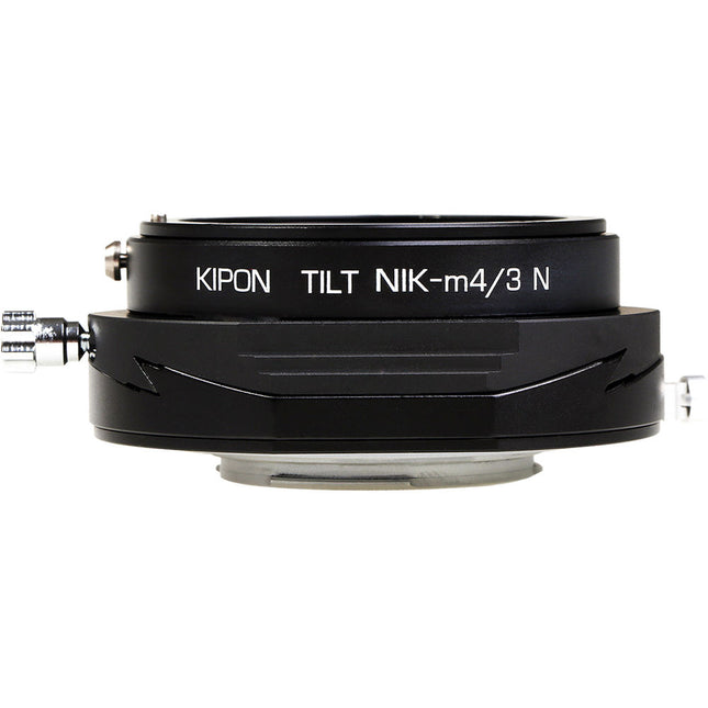KIPON Adaptador de Montura Tilt para Lentes Nikon F a Micro Cuatro Tercios con Rotación 360° y Inclinación 12°