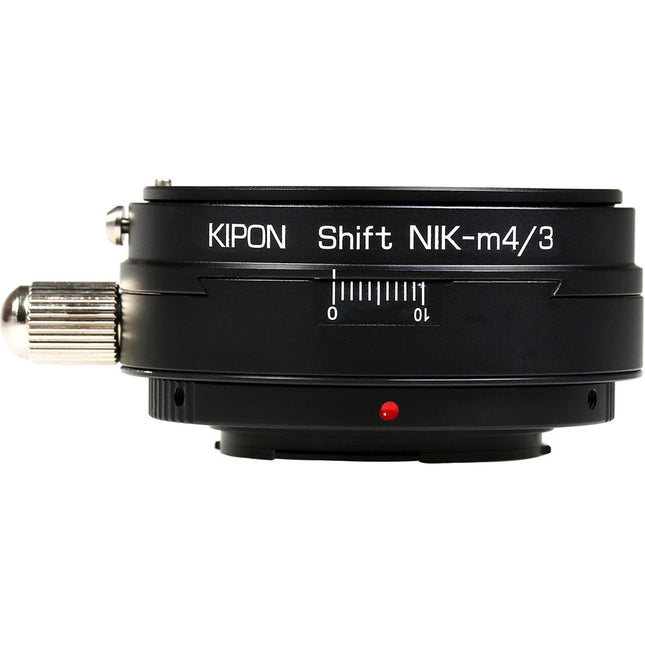 KIPON Adaptador de Montura Shift para Lente Nikon F a Micro Cuatro Tercios de Aluminio y Latón