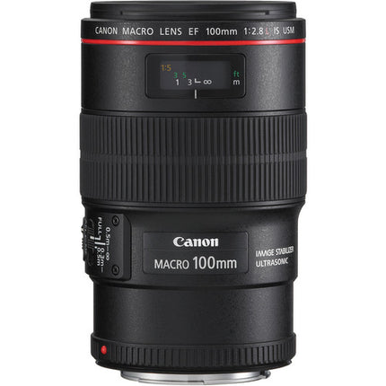 Canon EF 100mm f/2.8L Macro IS USM Lente Macro Estabilizador 1:1 30 cm Foco Mínimo