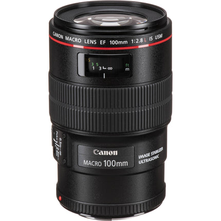 Canon EF 100mm f/2.8L Macro IS USM Lente Macro Estabilizador 1:1 30 cm Foco Mínimo