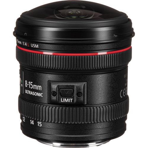 Canon EF 8-15mm f/4L Ojo de Pez Lente Gran Angular y Estanqueidad Climática