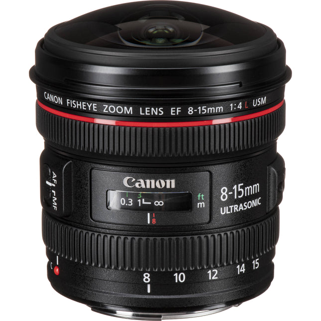 Canon EF 8-15mm f/4L Ojo de Pez Lente Gran Angular y Estanqueidad Climática
