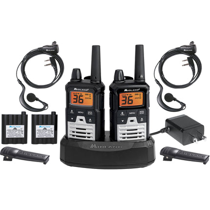 Midland X-Talker T290VP4 Radio Comunicador Dúo Alcance 40 Millas Pantalla Retroiluminada