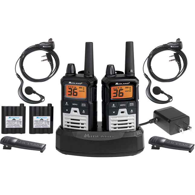 Midland X-Talker T290VP4 Radio Comunicador Dúo Alcance 40 Millas Pantalla Retroiluminada