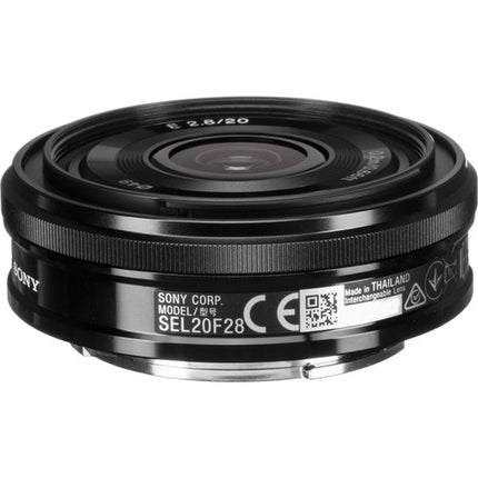 Sony E 20mm f2.8 Lente E-Mount APS-C Distancia Mínima 7.9" Kit Completo
