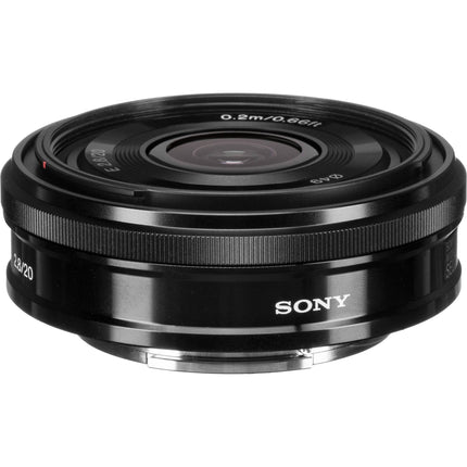 Sony E 20mm f2.8 Lente E-Mount APS-C Distancia Mínima 7.9" Kit Completo