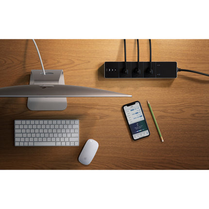 Eve Energy Strip Regleta eléctrica Wi Fi con 3 tomas 2.4 GHz