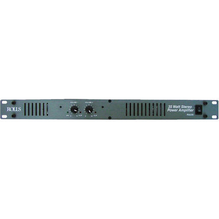 Amplificador de Potencia Rolls RA235 35W Estéreo Rack 1RU