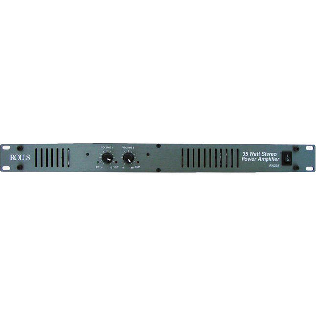 Amplificador de Potencia Rolls RA235 35W Estéreo Rack 1RU