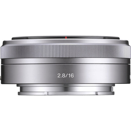 Sony E 16mm f/2.8 Objetivo Pancake para APS-C con Diafragma Redondeado