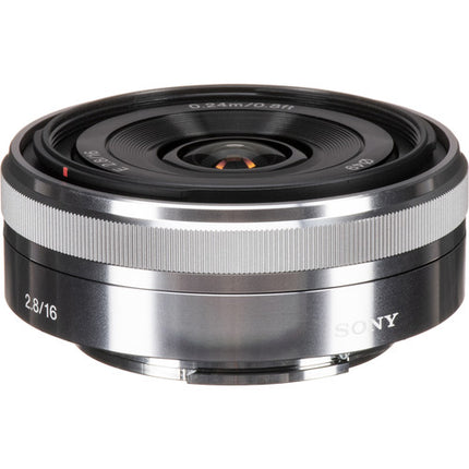 Sony E 16mm f/2.8 Objetivo Pancake para APS-C con Diafragma Redondeado