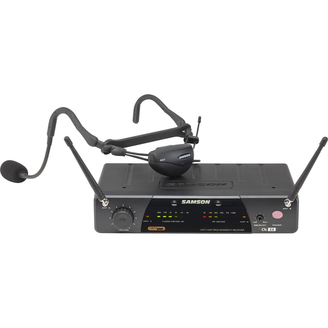 Samson AirLine 77 AH7 Sistema Micrófono Inalámbrico Fitness Alcance 300ft