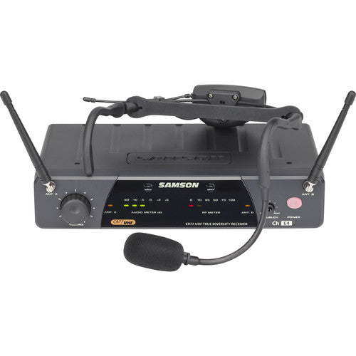 Samson AirLine 77 AH7 Sistema Micrófono Inalámbrico Fitness Alcance 300ft
