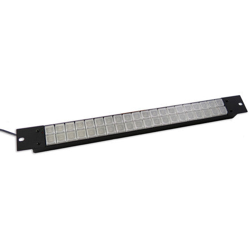 X-keys XKE-40 teclado con 40 teclas programables iluminación azul roja Rack 1 RU