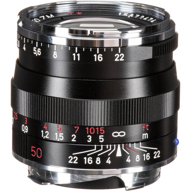 ZEISS Planar T* 50mm f/2 ZM Lente para Leica M montura negro 43mm filtro