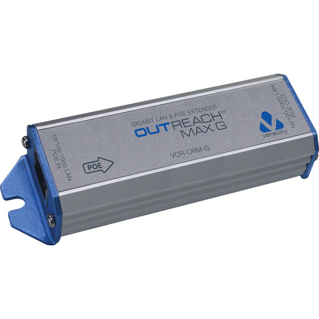 Veracity OUTREACH Max G Extensor de Ethernet Gigabit y PoE 328 ft 2 Puertos 1000M
