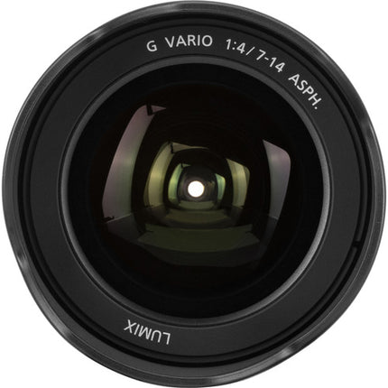 Panasonic LUMIX G Vario 7-14mm f4 ASPH Objetivo Micro Cuatro Tercios con Parasol y Capuchones