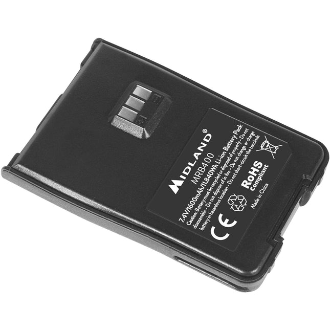 Midland BizTalk MRB400 Batería 1500mAh para Radio MB400 Recargable