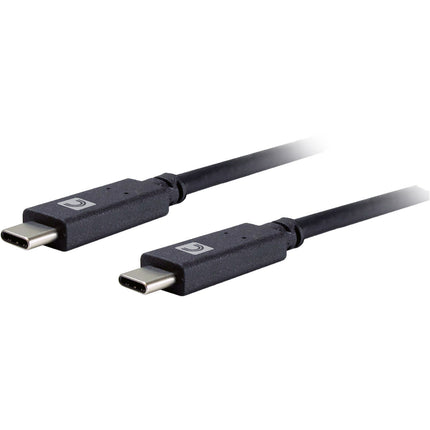 Cable USB-C 3.2 Gen 2 con Power Delivery 100W 4K 60Hz negro 3 pies