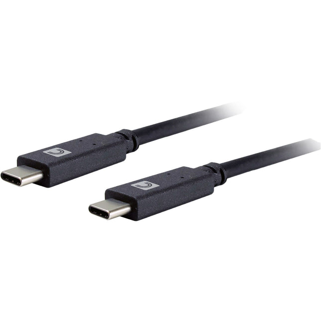 Cable USB-C 3.2 Gen 2 con Power Delivery 100W 4K 60Hz negro 3 pies