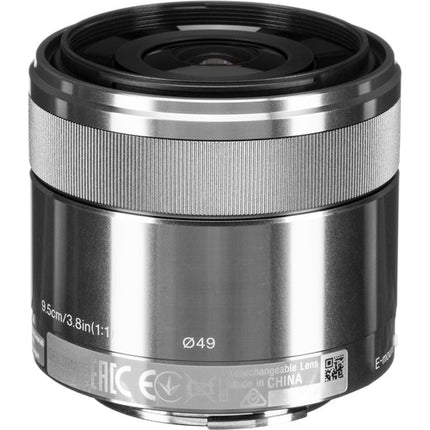 Sony E 30mm f3.5 Macro Objetivo 1:1 Magnificación APS-C 45mm Equivalente