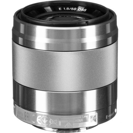 Sony E 50mm f 1.8 OSS Lente para cámara APS-C Estabilización óptica 75mm