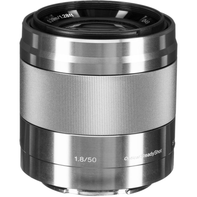 Sony E 50mm f 1.8 OSS Lente para cámara APS-C Estabilización óptica 75mm
