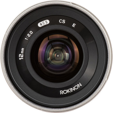 Rokinon 12mm f2.0 NCS CS lente para Sony E-Mount montura APS-C f2.0-f22