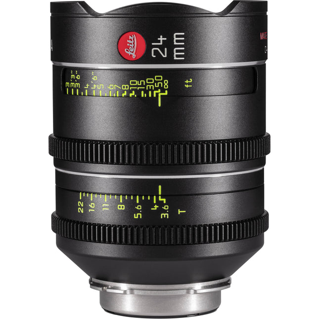 Leitz Cine THALIA 65 Objetivo Cine 24mm T3.6 Montura PL Marca en Pies