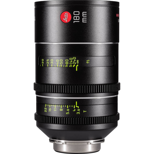 Leitz Cine THALIA 65 Objetivo Cine 180mm T3.6 Montura PL Marcado en Pies