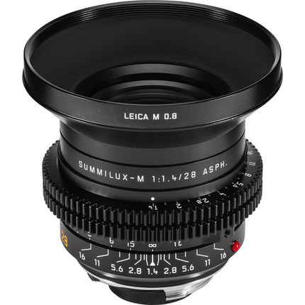 Leitz Cine 28mm f1.4 Lente Full Frame M-Mount Distancia 27"