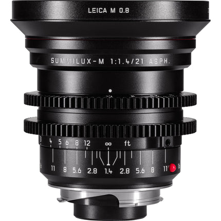 Leitz Cine 21mm f/1.4 Full Frame Lente M-Mount con distancia mínima 27"