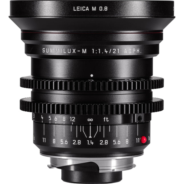 Leitz Cine 21mm f/1.4 Full Frame Lente M-Mount con distancia mínima 27"