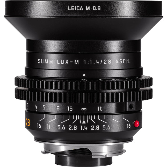 Leitz Cine 28mm f1.4 Lente Full Frame M-Mount Distancia 27"