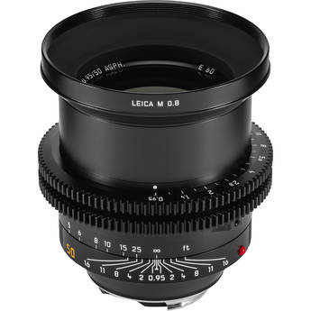 Leitz Cine 50mm M 0.8 f/0.95 Lente Cine Full Frame M-Mount Ultra Rápida