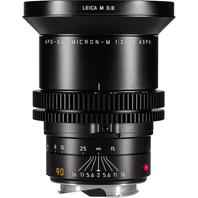 Leitz Cine 90mm 0.8 MOD f/2.0 Lente Full Frame Montura M en pies