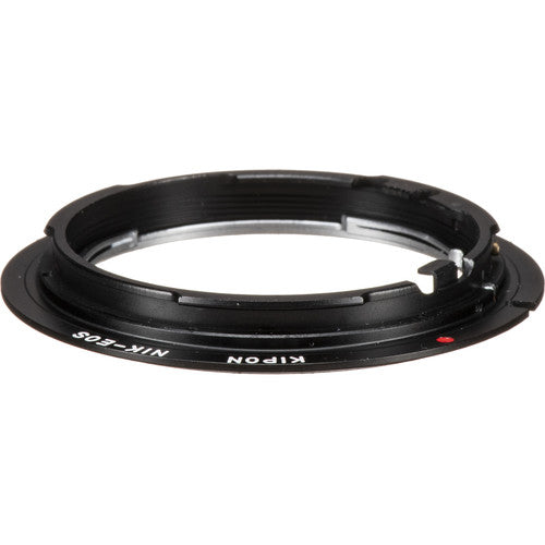 KIPON Adaptador de Montura para Lentes Nikon F a Cámara Canon EF Montura Metal Infinity Focus