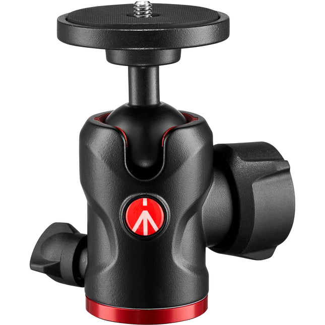 Manfrotto 494 Cabezal de Bola Central con Montura Redonda Carga 9kg Altura 10cm