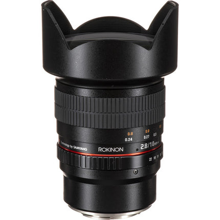 Rokinon 10mm f/2.8 ED AS NCS CS Lente para Fujifilm X Montura APS-C