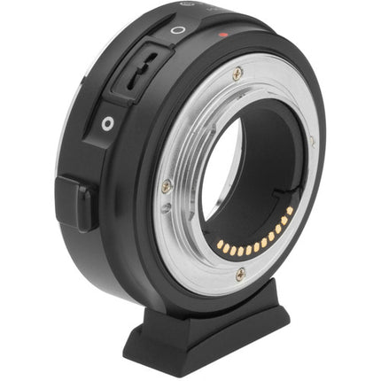 Vello Adaptador de Lente para Canon EF EF-S a Micro Cuatro Tercios con Pie de Trípode y Actualización por USB